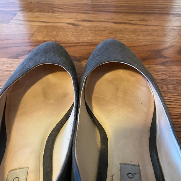 Nisolo Mendez Flats size 7.5 in gray suede - Picture 10 of 10